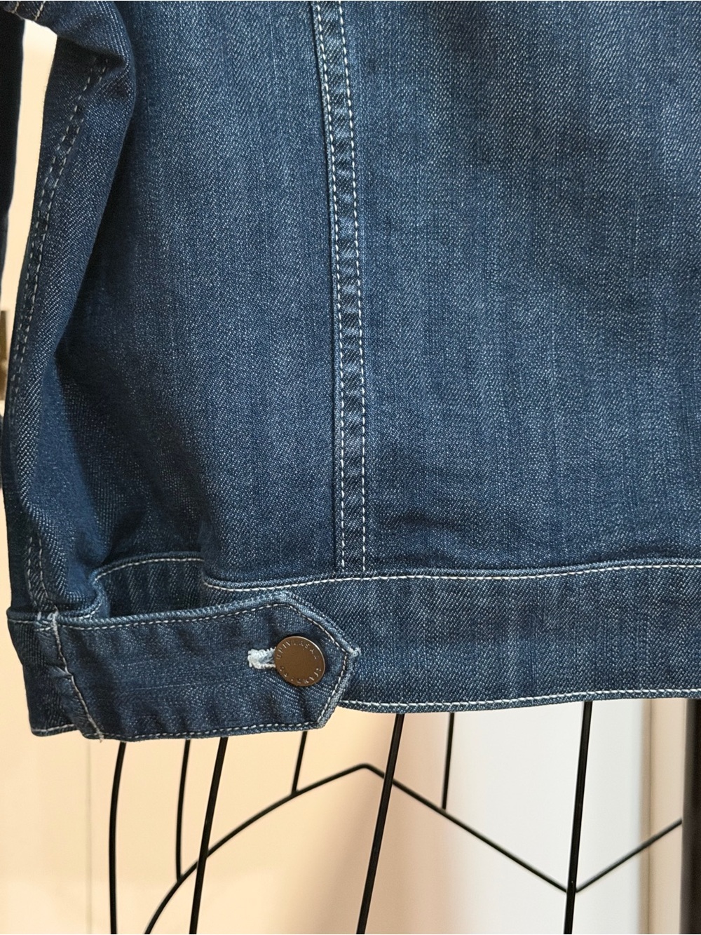 Universal Standard Kelsey Dark Indigo Denim Jacket M (18-20) - Picture 5 of 5